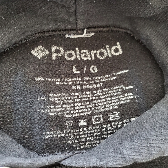 Polaroid black graphic hoodie - Picture 5 of 5